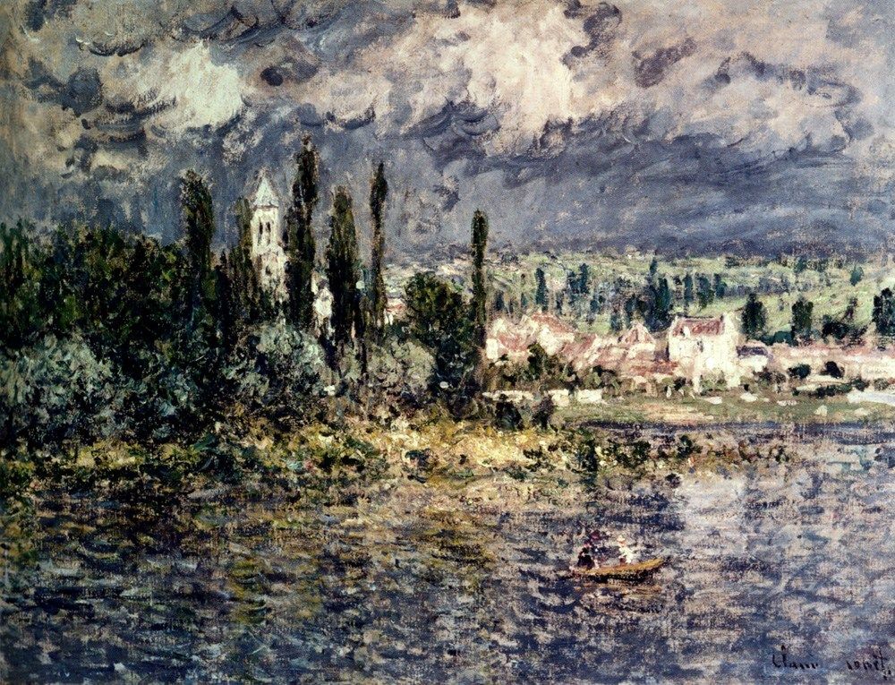 Claude Monet Landscape With Thunderstorm